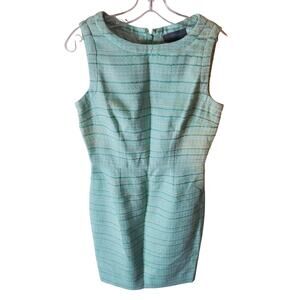 EccociAqua Striped Sheath Dress, Size 6